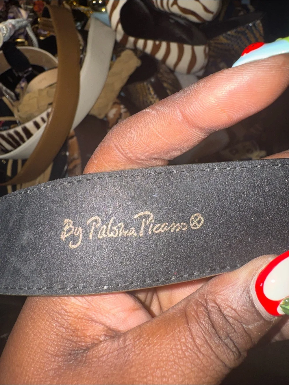 Paloma Picasso stylish olive